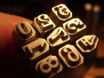 9 Piece Steel Number Numeral Punch Set 4 mm
