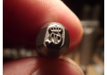  Stamp Eagle Crown Gothic Letter Q Punch