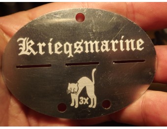 Dog tag germany aluminum Kriegsmarine U-96