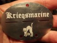 Nieśmiertelnik niemiecki aluminium Kiregsmarine U-96