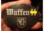 Dog tag germany aluminum 8th Cavalry Division Florian Geyer