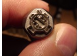 Crossed cannons 5,3 x 6 mm