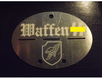Dog tag germany aluminum 17th SS Panzergrenadier Division Götz von Berlichingen