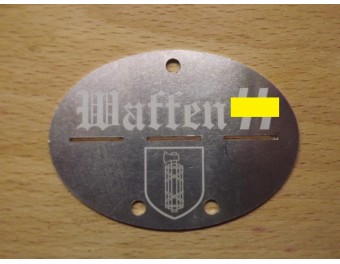 Erkennungsmarke Aluminium 14. Waffen-Grenadier-Division der SS (galizische Nr. 1)