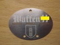 Erkennungsmarke Aluminium 14. Waffen-Grenadier-Division der SS (galizische Nr. 1)
