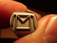Masonic stamp 8,3 x 7,2 mm