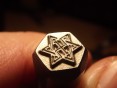 Masonic stamp 10 x 6,6 mm