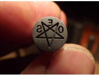 Masonic stamp 4,5 x 6 mm