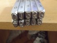 10 Stück Stahl Anzahl Ziffer Punsch Set Zundapp 7 mm