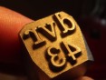 Stamp jhz 1942 markiert den Holster