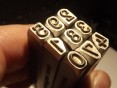9 Piece Steel Number Numeral Punch Set BMW 5 mm