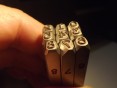 9 Piece Steel Number Numeral Punch Set Ford 8 mm