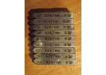 Set of 6 mm Zundapp steel numbering stamps for the VIN engine