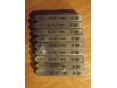 Set of 6 mm Zundapp steel numbering stamps for the VIN engine
