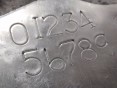 9 Piece Steel Number Numeral Punch Set Ford 8 mm