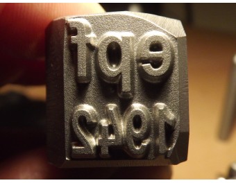 Stamp epf 1942 marking the holster